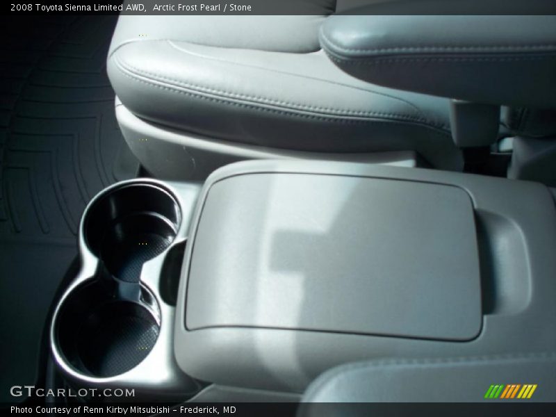 Arctic Frost Pearl / Stone 2008 Toyota Sienna Limited AWD