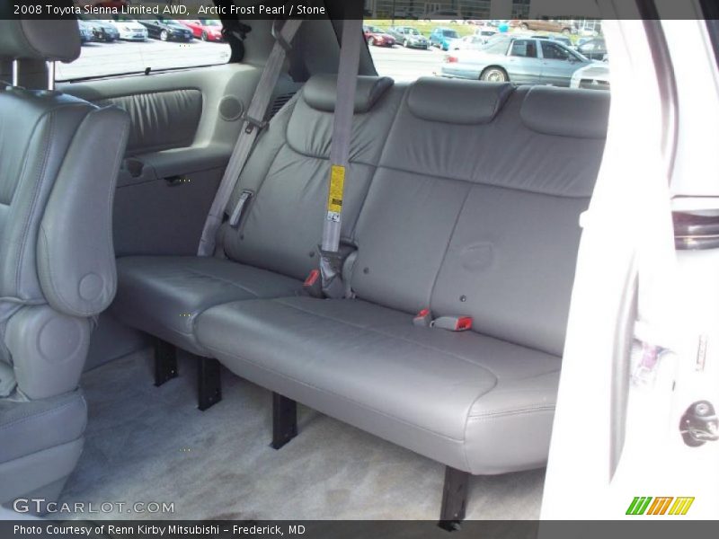 Arctic Frost Pearl / Stone 2008 Toyota Sienna Limited AWD