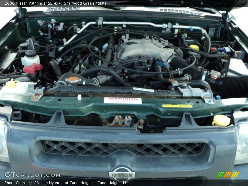 Sherwood Green / Slate 2000 Nissan Pathfinder SE 4x4