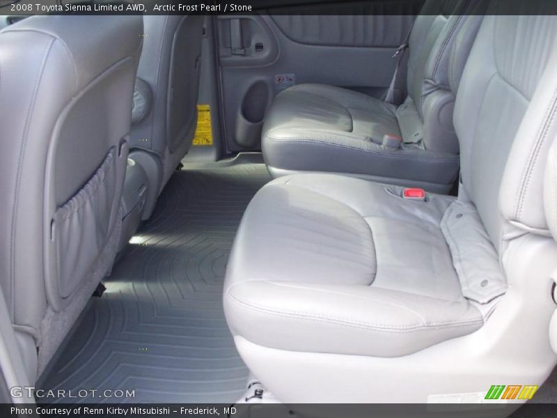 Arctic Frost Pearl / Stone 2008 Toyota Sienna Limited AWD