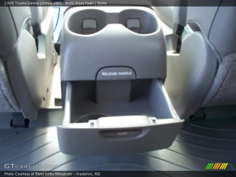 Arctic Frost Pearl / Stone 2008 Toyota Sienna Limited AWD