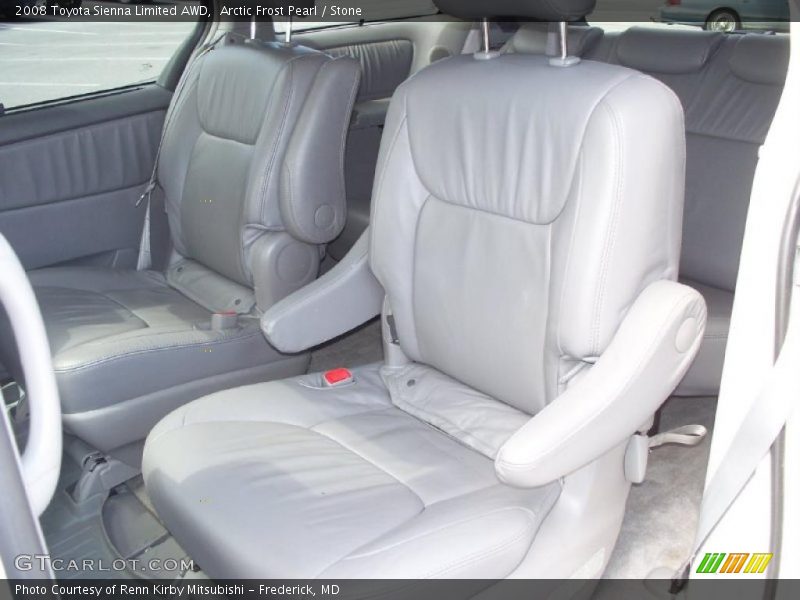 Arctic Frost Pearl / Stone 2008 Toyota Sienna Limited AWD