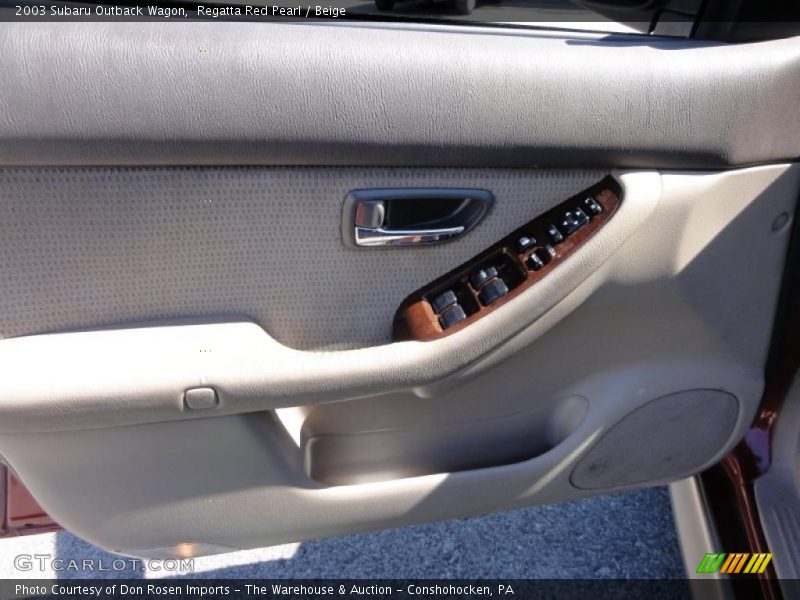 Regatta Red Pearl / Beige 2003 Subaru Outback Wagon