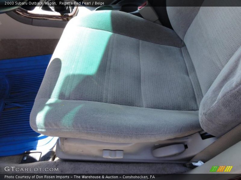 Regatta Red Pearl / Beige 2003 Subaru Outback Wagon