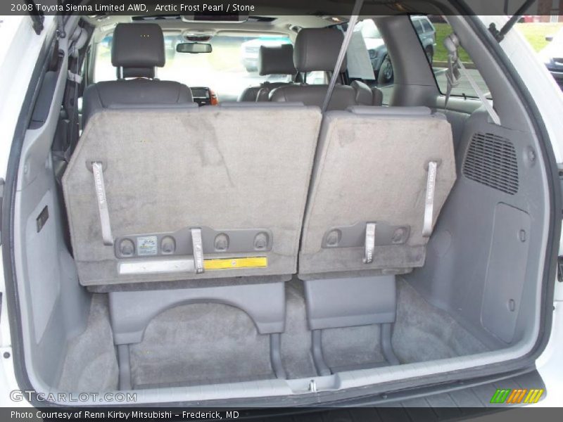 Arctic Frost Pearl / Stone 2008 Toyota Sienna Limited AWD