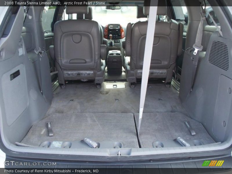 Arctic Frost Pearl / Stone 2008 Toyota Sienna Limited AWD