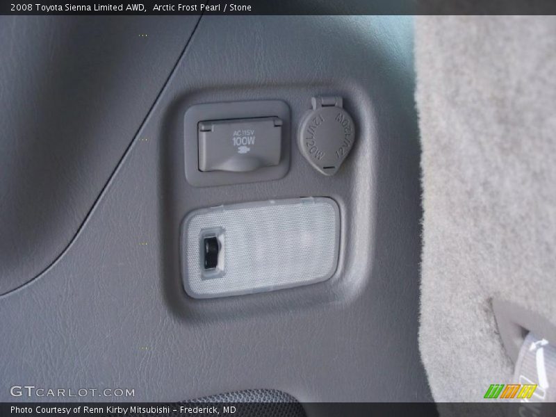 Arctic Frost Pearl / Stone 2008 Toyota Sienna Limited AWD