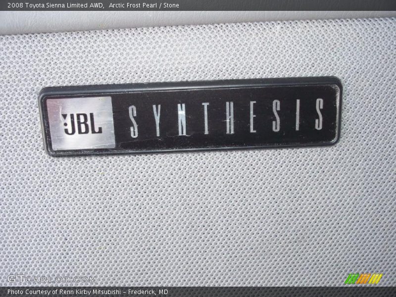Arctic Frost Pearl / Stone 2008 Toyota Sienna Limited AWD