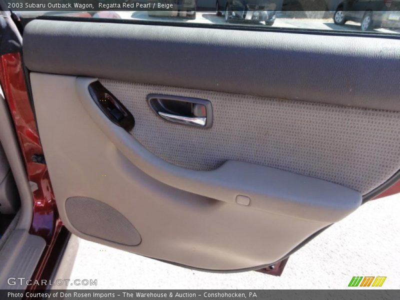 Regatta Red Pearl / Beige 2003 Subaru Outback Wagon