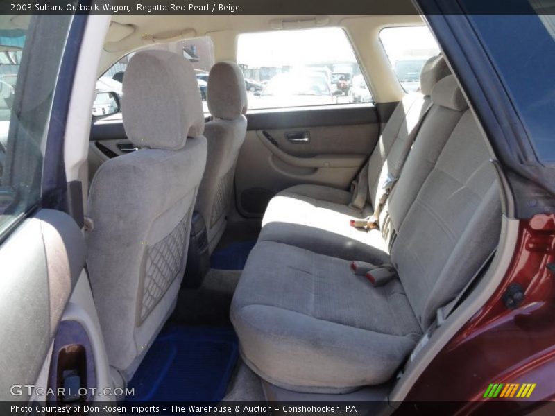 Regatta Red Pearl / Beige 2003 Subaru Outback Wagon
