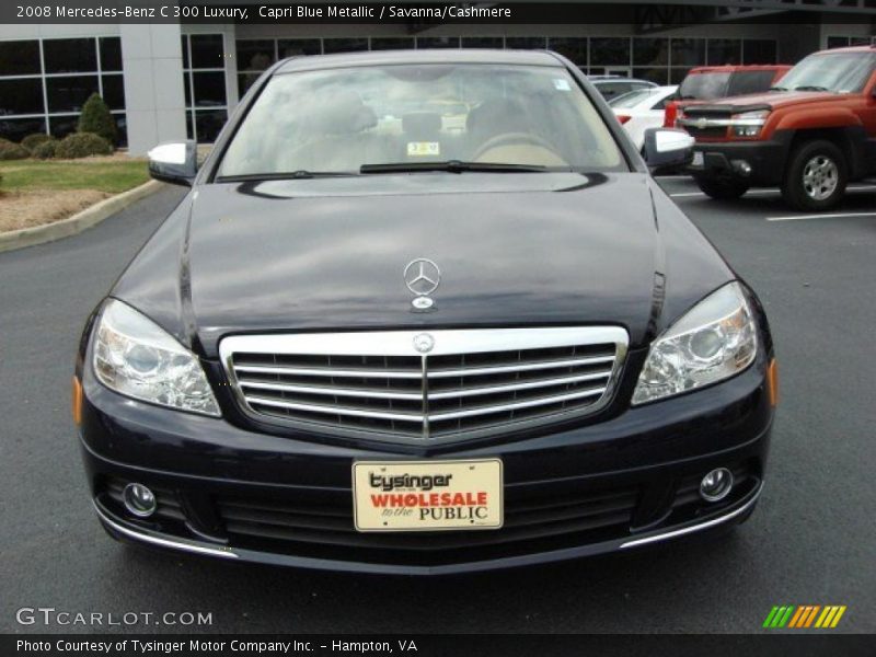 Capri Blue Metallic / Savanna/Cashmere 2008 Mercedes-Benz C 300 Luxury