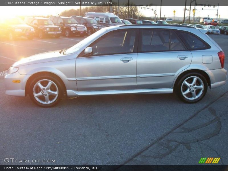 Sunlight Silver Metallic / Off Black 2002 Mazda Protege 5 Wagon