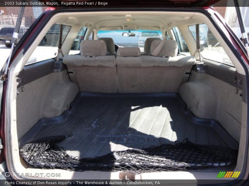 Regatta Red Pearl / Beige 2003 Subaru Outback Wagon
