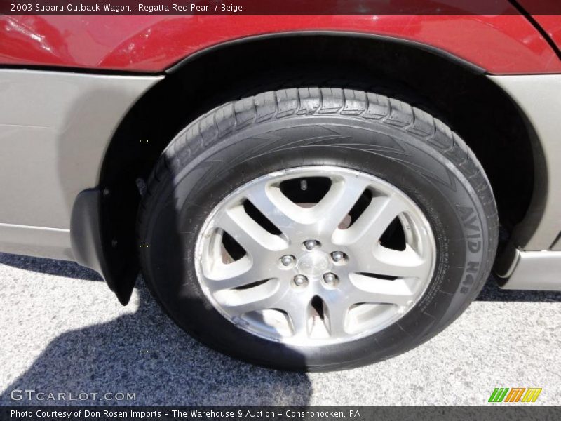 Regatta Red Pearl / Beige 2003 Subaru Outback Wagon