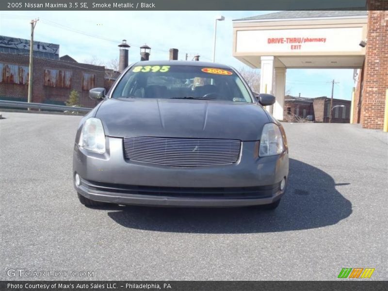 Smoke Metallic / Black 2005 Nissan Maxima 3.5 SE