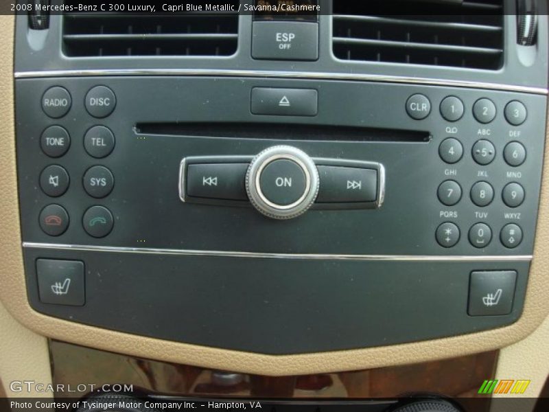 Controls of 2008 C 300 Luxury