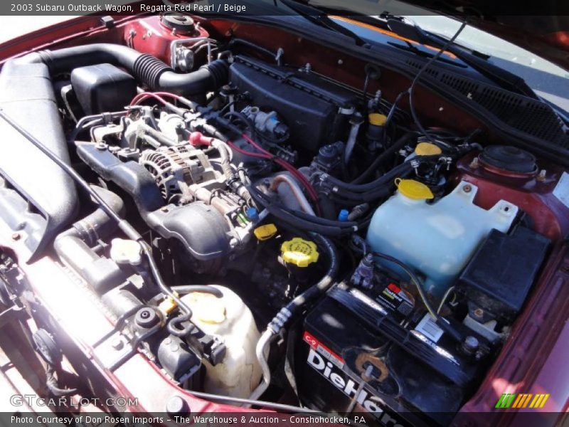 Regatta Red Pearl / Beige 2003 Subaru Outback Wagon