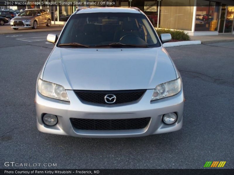 Sunlight Silver Metallic / Off Black 2002 Mazda Protege 5 Wagon