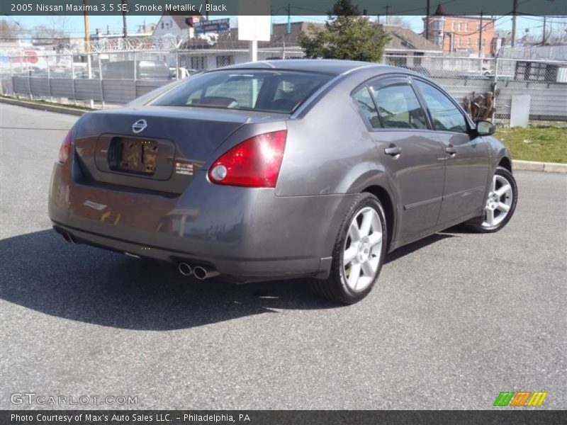 Smoke Metallic / Black 2005 Nissan Maxima 3.5 SE