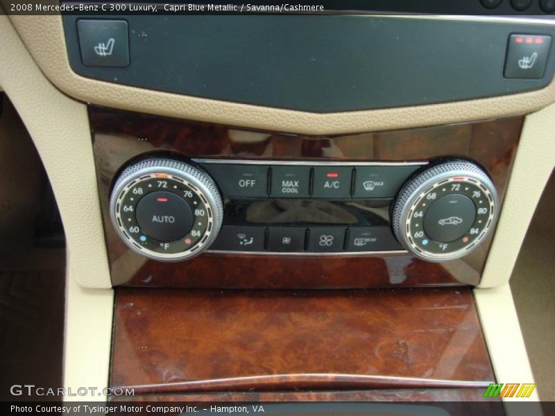 Controls of 2008 C 300 Luxury