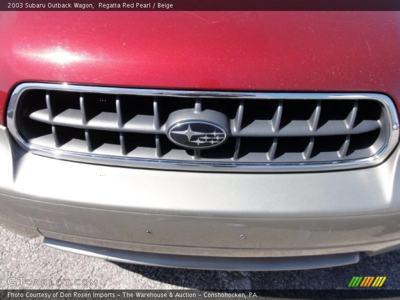 Regatta Red Pearl / Beige 2003 Subaru Outback Wagon