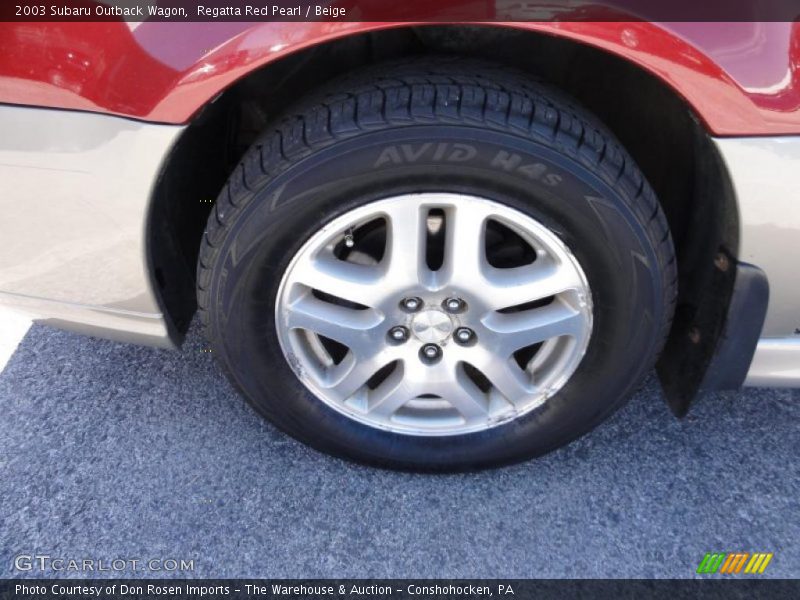 Regatta Red Pearl / Beige 2003 Subaru Outback Wagon