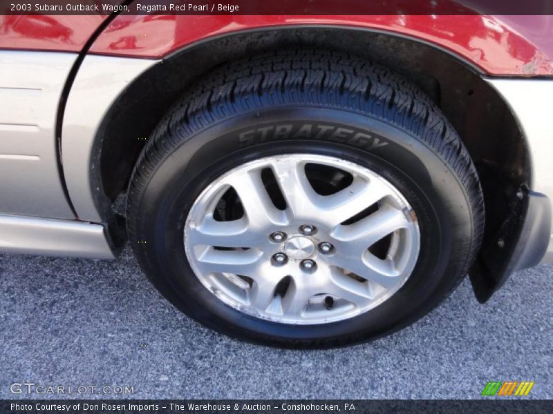 Regatta Red Pearl / Beige 2003 Subaru Outback Wagon