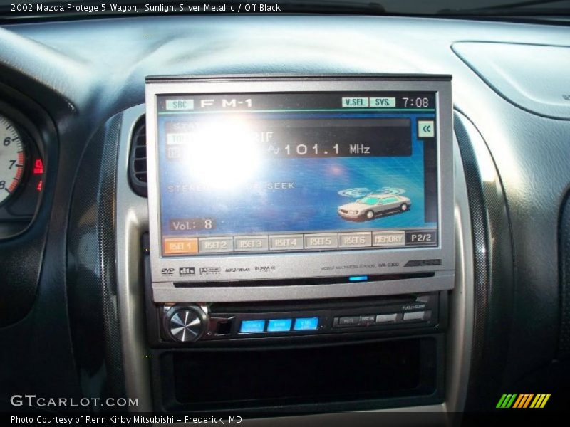 Sunlight Silver Metallic / Off Black 2002 Mazda Protege 5 Wagon