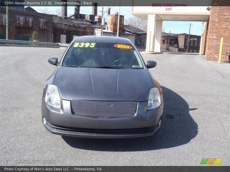 Smoke Metallic / Black 2005 Nissan Maxima 3.5 SE