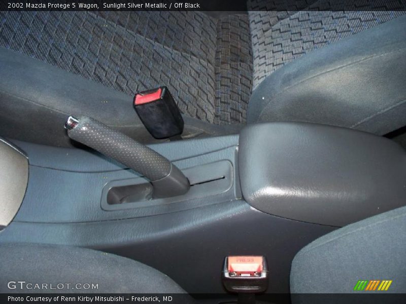 Sunlight Silver Metallic / Off Black 2002 Mazda Protege 5 Wagon