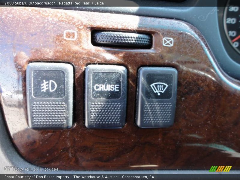 Regatta Red Pearl / Beige 2003 Subaru Outback Wagon