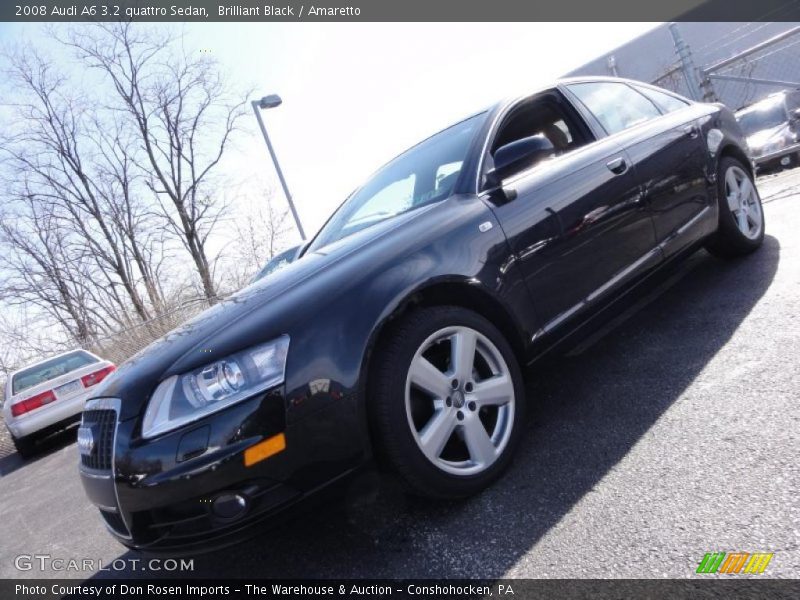 Brilliant Black / Amaretto 2008 Audi A6 3.2 quattro Sedan