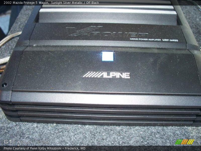 Sunlight Silver Metallic / Off Black 2002 Mazda Protege 5 Wagon