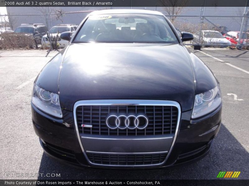 Brilliant Black / Amaretto 2008 Audi A6 3.2 quattro Sedan