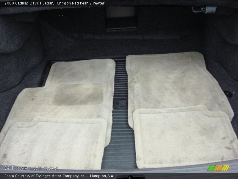 Crimson Red Pearl / Pewter 2000 Cadillac DeVille Sedan