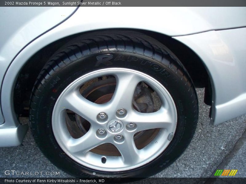 Sunlight Silver Metallic / Off Black 2002 Mazda Protege 5 Wagon
