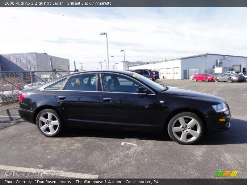 Brilliant Black / Amaretto 2008 Audi A6 3.2 quattro Sedan