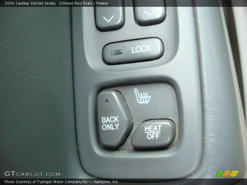 Crimson Red Pearl / Pewter 2000 Cadillac DeVille Sedan