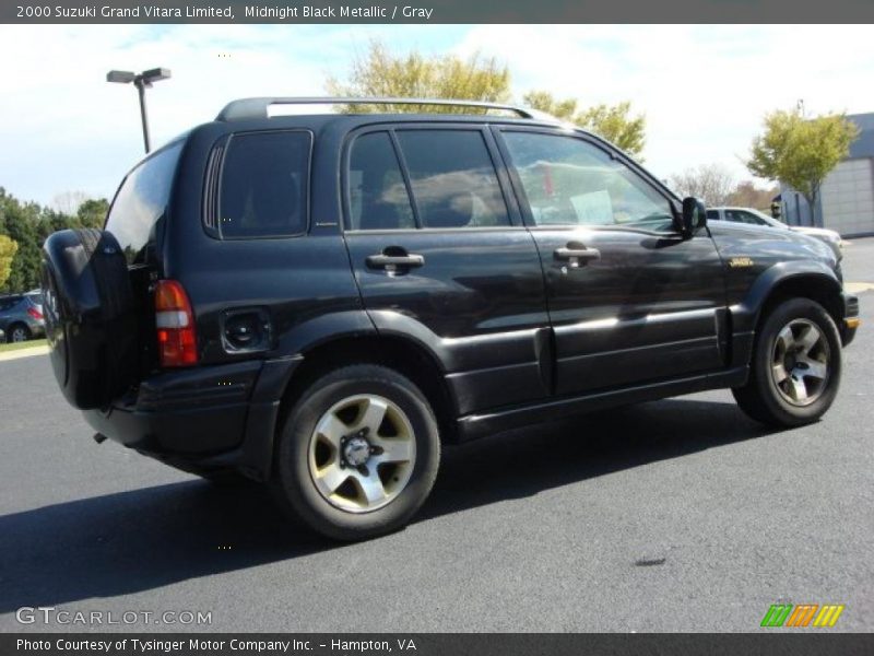 Midnight Black Metallic / Gray 2000 Suzuki Grand Vitara Limited