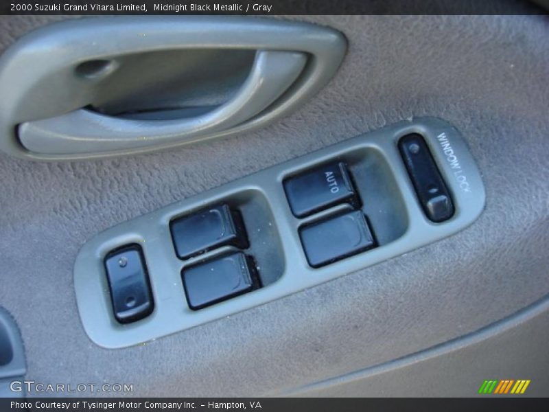 Midnight Black Metallic / Gray 2000 Suzuki Grand Vitara Limited