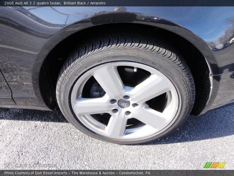 Brilliant Black / Amaretto 2008 Audi A6 3.2 quattro Sedan