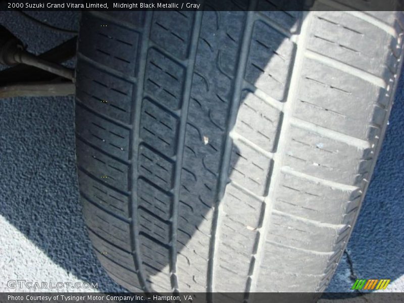 Midnight Black Metallic / Gray 2000 Suzuki Grand Vitara Limited