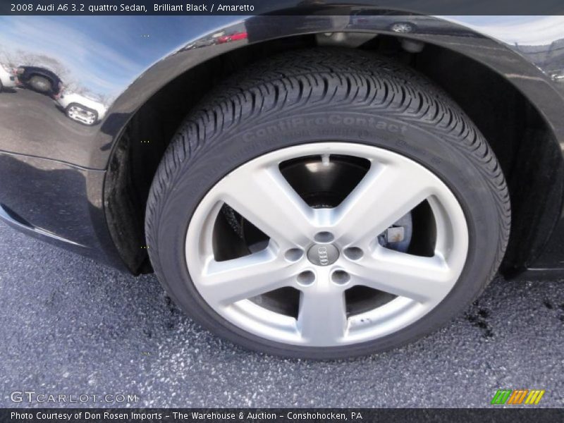Brilliant Black / Amaretto 2008 Audi A6 3.2 quattro Sedan