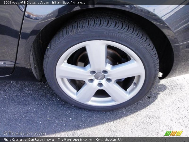 Brilliant Black / Amaretto 2008 Audi A6 3.2 quattro Sedan