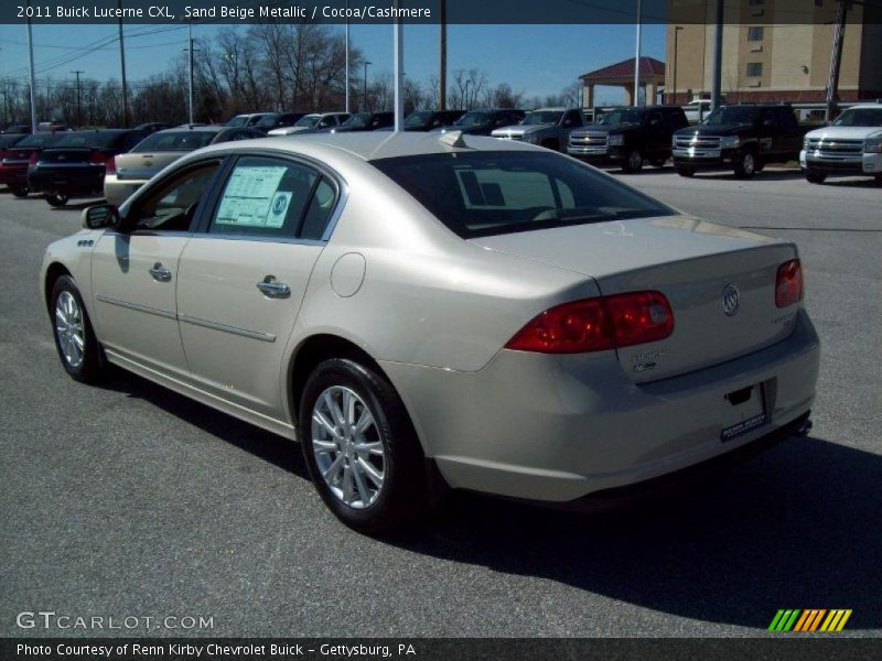 Sand Beige Metallic / Cocoa/Cashmere 2011 Buick Lucerne CXL