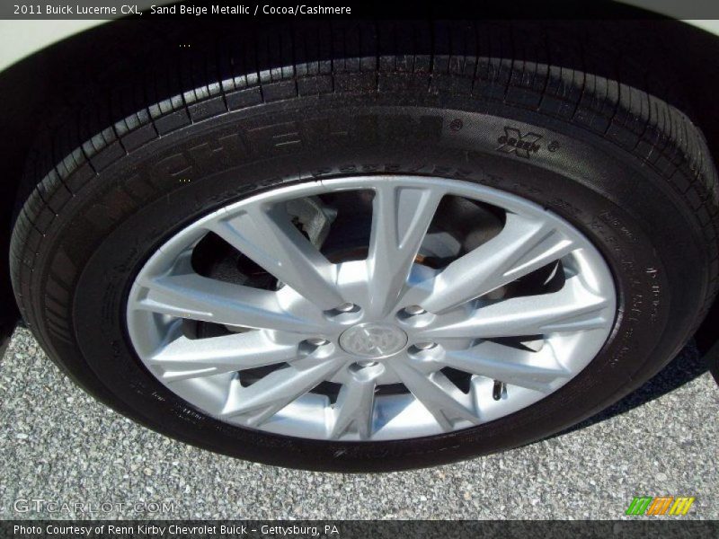 Sand Beige Metallic / Cocoa/Cashmere 2011 Buick Lucerne CXL