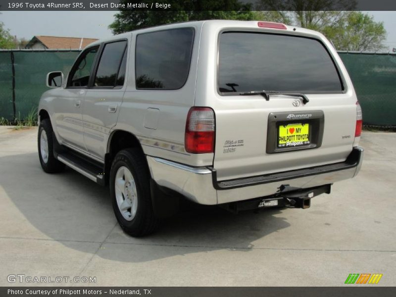 Desert Dune Metallic / Beige 1996 Toyota 4Runner SR5