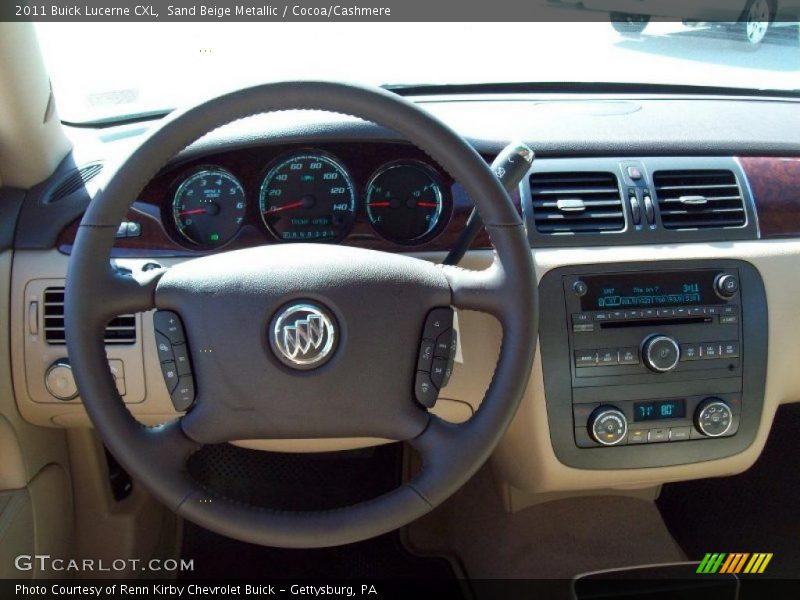 Sand Beige Metallic / Cocoa/Cashmere 2011 Buick Lucerne CXL