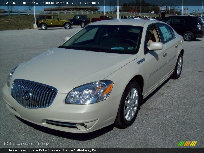 Sand Beige Metallic / Cocoa/Cashmere 2011 Buick Lucerne CXL