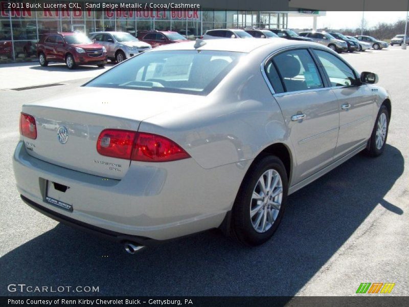 Sand Beige Metallic / Cocoa/Cashmere 2011 Buick Lucerne CXL